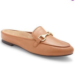 Vionic Adeline Leather Mule in Caramel 6.5 M